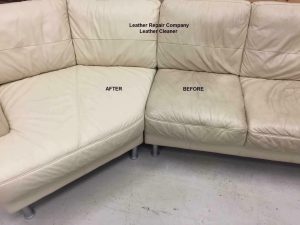 Leather Sofa With Dirt Build Up