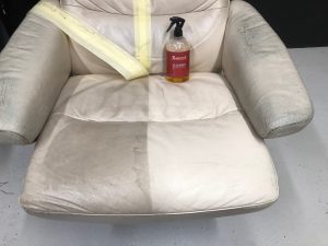 Stressless Chair With Ingrained Dirt and Grime