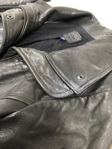 Ladies Leather Jackets Collar Area