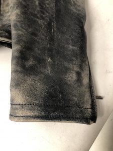 Colour Loss On Jacket Cuff