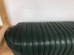 Cracked Leather Rear Seat Left Repaired
