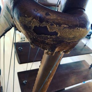 Leather Staircase Damaged